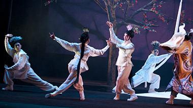 TAIPEI, TAIWAN - MARCH 07: Members of the Taiwan Guoguang Opera Company perform scenes from the 