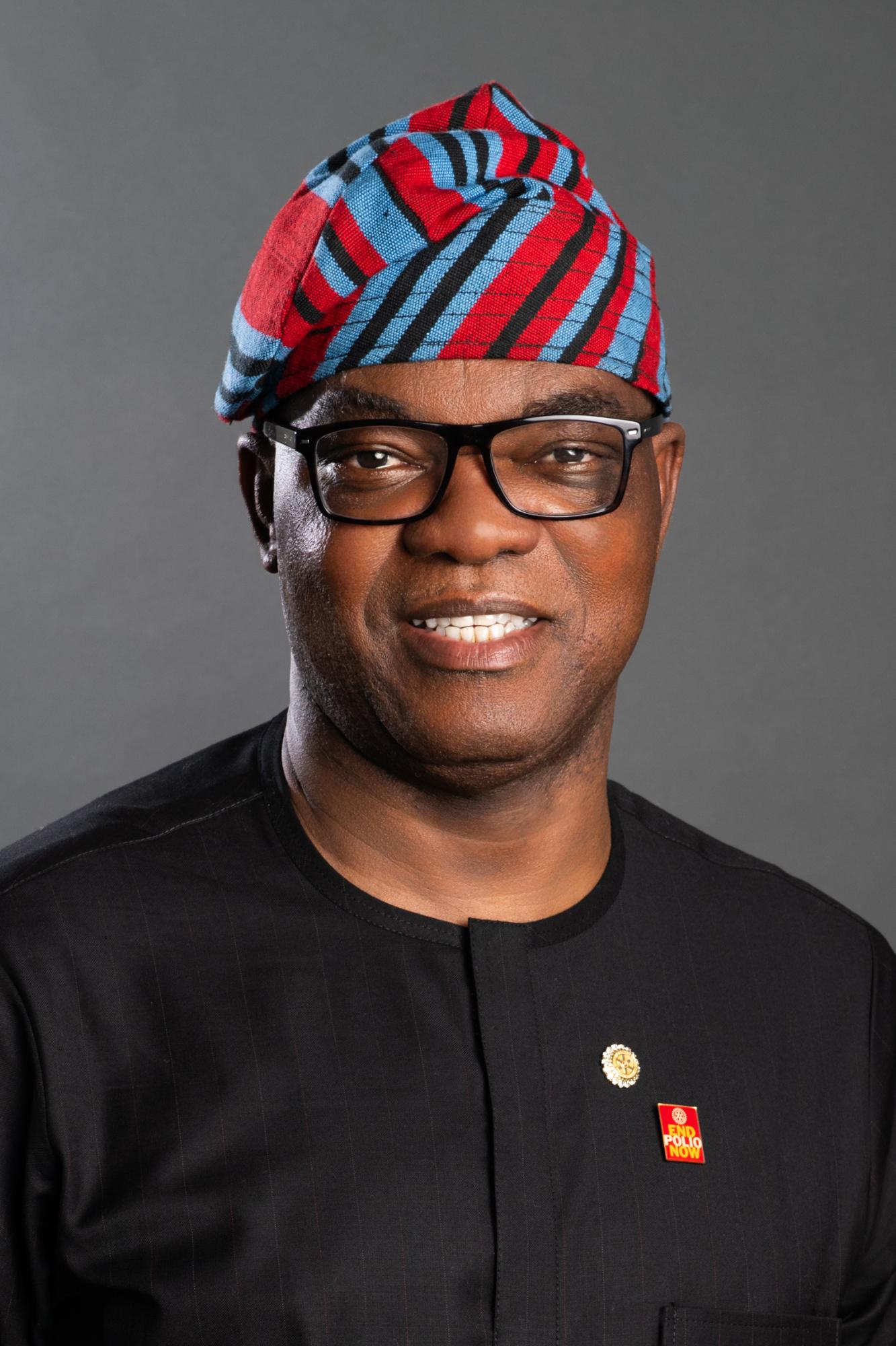 2026-27 RI President Olayinka Hakeem Babalola. 18 September 2025.